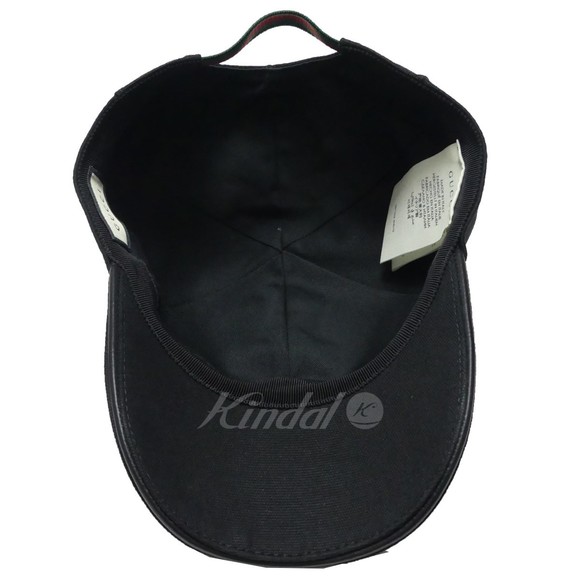 Gucci Interlocking G Sherry Line Baseball Cap Black - Picture 7 of 11